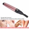 Electric Eyebrow Trimmer, Painless Portable Eyebrow Shaper Trimmer Kit for Women Men, Waterproof Pen Shape Flexible Shaving Facial Hair Remover for Home Travel Use(pink) view 4
