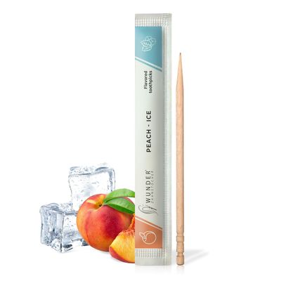Wonder Toothpicks - Single Pack (200x) - Flavoured Toothpicks - Chewing Gum Plastic-Free - Stop Nail Biting - Fresh Breath with Flavoured toothpicks - Teeth Cleaning to go - Sugar-Free, Vegan