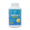 Omega 3 1000mg: 90 Softgels 180mg EPA, 120mg DHA 1.5:1 EPA:DHA Ratio Vitamin E Pure Fish Oil + Tocopherols for Heart, Brain & Eye Health. High Strength, Pure, Odour-Free, No Fishy Aftertaste view 1