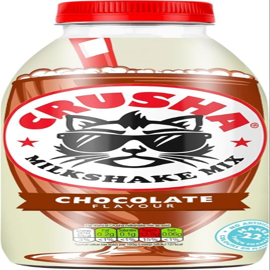 Crusha Milk Shake Syrup 1ltr (Chocolate, Pack of 12)