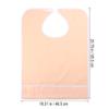 Waterproof Adult Bib with Crumb Catcher - Adjustable Mealtime Apron for Elderly Men and Women, Easy to Clean view 4
