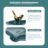SOLUSTRE Elegant Ceramic Soap Holder Creative Draining Soap Stand Bathroom Accessory for Bathroom view 4