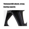 10 Inch Solid Tire Electric Wheelchair Accessories Front Wheel Wheel (Color : Black) view 3