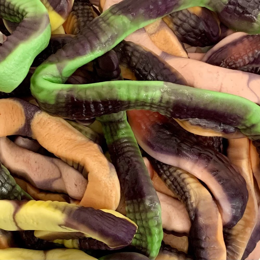 Anacondas Snakes (Halloween) 500g Share Bag by The Gourmet Sweet Company