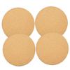 ABOOFAN 4pcs Slip Flower Pot Mat Cork Pads for Plants Pots Round Shape Garden Planter Coaster Multi-purpose Gardening Bottom Pads view 1