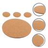 ABOOFAN 4pcs Slip Flower Pot Mat Cork Pads for Plants Pots Round Shape Garden Planter Coaster Multi-purpose Gardening Bottom Pads view 2