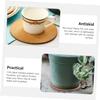 ABOOFAN 4pcs Slip Flower Pot Mat Cork Pads for Plants Pots Round Shape Garden Planter Coaster Multi-purpose Gardening Bottom Pads view 3