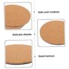 ABOOFAN 4pcs Slip Flower Pot Mat Cork Pads for Plants Pots Round Shape Garden Planter Coaster Multi-purpose Gardening Bottom Pads view 4