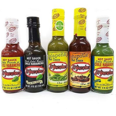 El Yucateco Hot Sauce 120ml - 5 Pack Bundle
