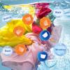 4Pcs Reusable Hair Collector for Washing Machine, Pet Hair Remover Hair Catcher Laundry Ball, Reusable Lint Remover, Dryer Ball for Clothing Dog Cat Pet Hair Remover Cleaning Ball (2 Blue+2 Orange) view 2