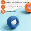 4Pcs Reusable Hair Collector for Washing Machine, Pet Hair Remover Hair Catcher Laundry Ball, Reusable Lint Remover, Dryer Ball for Clothing Dog Cat Pet Hair Remover Cleaning Ball (2 Blue+2 Orange) view 3
