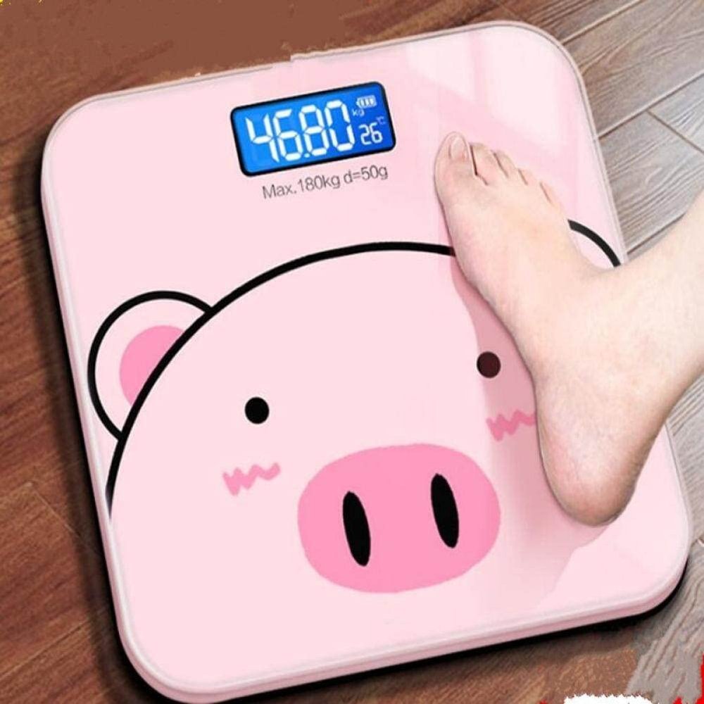 Digital Body Weight, Lcd Display 180kg/ 0.1kg Weighing Scale Gym Floor Scales Usb Rechargeable Electronic Scales Accurate Weighing Instrument