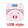 Digital Body Weight, Lcd Display 180kg/ 0.1kg Weighing Scale Gym Floor Scales Usb Rechargeable Electronic Scales Accurate Weighing Instrument view 2