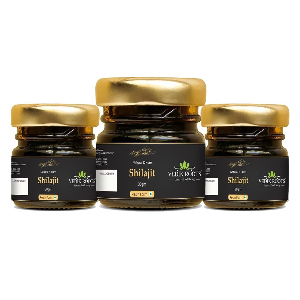 VEDIKROOTS SHILAJIT Resin 30 GM (Pack of 3)