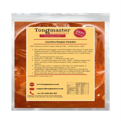 100% Genuine Carolina Reaper Chilli Powder - 50g