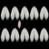 10 x edible 3D Extra large Mermaid Rainbows, icing toppers, cake cupcakes decorations (Pearl Ivory) view 1