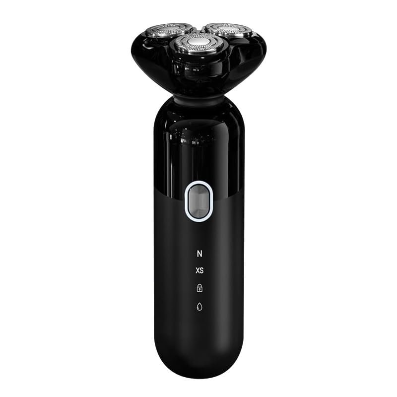 Electric Razor for Men, Men's Electric Shaver Wet & Dry Beard Trimmer Ipx7 Waterproof Rechargeable Electric Razor Magnetic Cutter Head