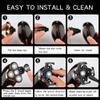 JQUAL Electric Razor for Men, 5 In 1 Men's Electric Shaver Portable Beard Trimmer Hair Clipper USB Rechargeable Waterproof LCD Bald Razor view 4