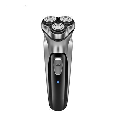 JQUAL Electric Razor for Men, Electric Shaver Razor Men Type-C Rechargeable Shaving Beard Machine Intelligent Control Travel Lock (Color : Silver)