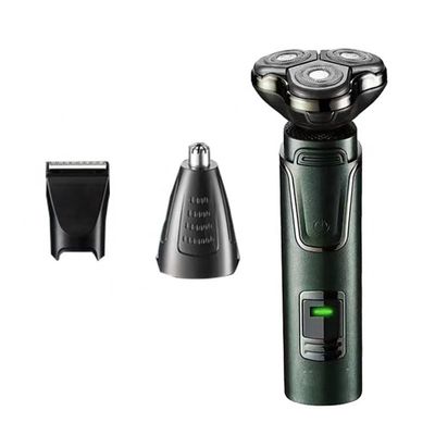 JQUAL Electric Razor for Men, Men's Electric Shaver Machine Shaving USB Rechargeable Razor 3 In 1 Multifunction Beard Nose Ear Hair Trimmer Waterproof