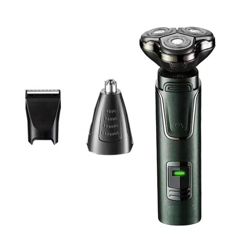 JQUAL Electric Razor for Men, Men's Electric Shaver Machine Shaving USB Rechargeable Razor 3 In 1 Multifunction Beard Nose Ear Hair Trimmer Waterproof