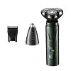 JQUAL Electric Razor for Men, Men's Electric Shaver Machine Shaving USB Rechargeable Razor 3 In 1 Multifunction Beard Nose Ear Hair Trimmer Waterproof view 1