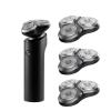 Electric Razor for Men, Electric Shaver Men's Beard Trimmer Hair Clipper Portable Flexible Shaver Dry Wet Dual-use Washable Beard Shaving with 3 Head view 1