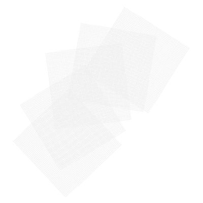ABOOFAN 50pcs Leakage Soil Mesh Mat for Grey Plant Pot Indoor Outdoor Plant Pot Bottom Netting Pad
