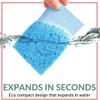 bioGo 30 Pack Compostable Pop-Up Sponges - Expanding, Non-Scratch, Plant-Based - Compostable - Pop Up Sponge - No Scratch view 3