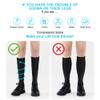 ACWOO Compression Socks for Women & Men, 2 Pairs Graduated Stockings Support, Non-Slip Breathable Flight Socks Running Socks for Sports, Flying, Maternity Pregnancy, Nurses, Travel, Running view 3