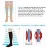 ACWOO Compression Socks for Women & Men, 2 Pairs Graduated Stockings Support, Non-Slip Breathable Flight Socks Running Socks for Sports, Flying, Maternity Pregnancy, Nurses, Travel, Running view 4