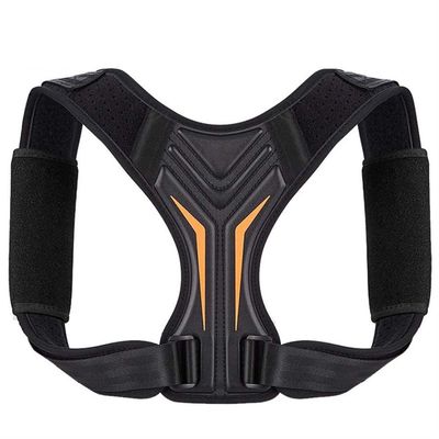 LUXRUB Adjustable Hunchback Correction Belt Posture Corrector Upper Back Support Brace Shoulder Neck Clavicle Back Spine Pain Relief Teenager Back Straightener (Color : Black, Size : S)