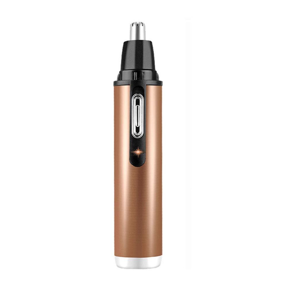 CAFFIA Professional Nose Ear Hair Trimmer for Men Women, Electric Nostril Nasal Hair Clippers Trimmers, Waterproof, Mute Motor, Wet/Dry, Professional Painless Eyebrow and Facial Hair Trimmer, Chargeab