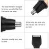 CAFFIA Professional Nose Ear Hair Trimmer for Men Women, Electric Nostril Nasal Hair Clippers Trimmers, Waterproof, Mute Motor, Wet/Dry, Professional Painless Eyebrow and Facial Hair Trimmer, Chargeab view 3