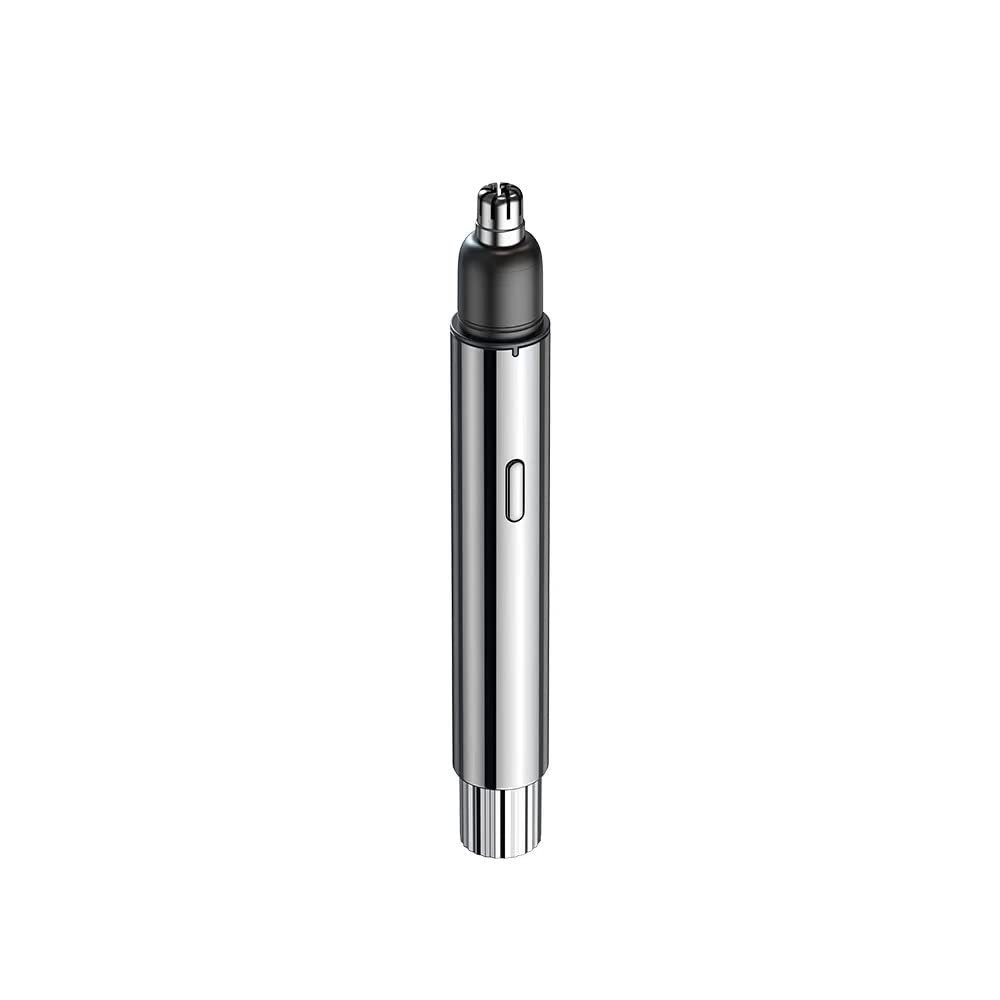 CAFFIA Nose Eyebrow Facial Hair Trimmer 3- in- 1, Multifunction Electric USB Rechargeable Painless Nose Ear Hair Eyebrow Trimmer for Men WomenWaterproof and Easy Cleansing