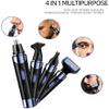 CAFFIA Ear and Nose Hair Trimmer Clipper for Men & Women, 4 in 1, Rechargeable Professional Eyebrow Trimmer, Waterproof Painless Facial Hair Remover view 4