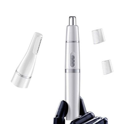 CAFFIA Nose Hair Trimmer, Detail Trimmer for Nose, Ears and Eyebrows with Dual Sided Blade System for Precision