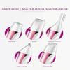 CAFFIA 5 in 1 Electric Epilator Set Includes A Shaving Device for Private Parts, A Pubic Shaving Knife for The Armpits, A Knife for Cutting The Eyebrows, A Knife for Nose Hair view 3