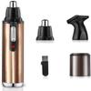 CAFFIA Nose Hair Trimmer for Men and Women, Allisable Painless Ears Eyebrows Beards Clipper,IPX7 Waterproof, Dual Edge Blades view 1