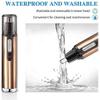 CAFFIA Nose Hair Trimmer for Men and Women, Allisable Painless Ears Eyebrows Beards Clipper,IPX7 Waterproof, Dual Edge Blades view 4