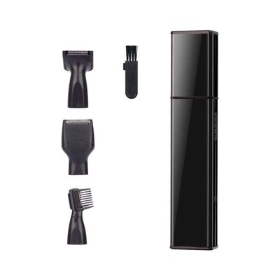 CAFFIA Electric Nose and Ear Hair Trimmer,Professional USB Rechargeable Painless Eyebrow and Facial Hair Trimmer for Men and Women,Nose Hair Clipper