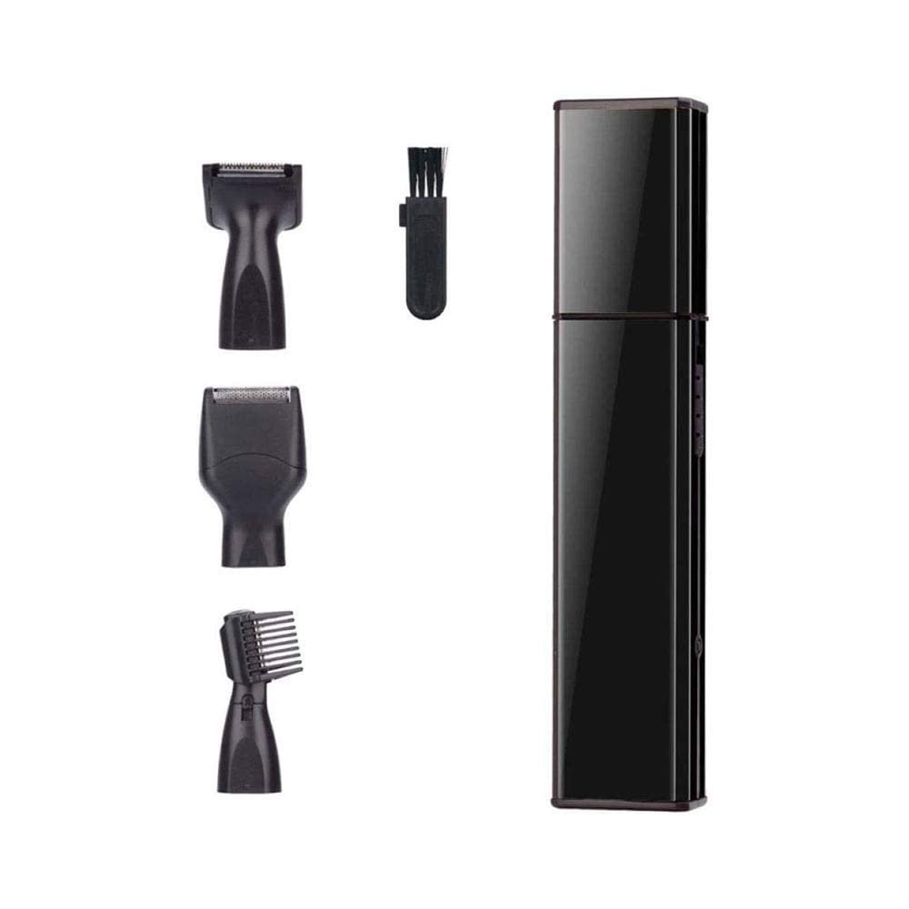 CAFFIA Electric Nose and Ear Hair Trimmer,Professional USB Rechargeable Painless Eyebrow and Facial Hair Trimmer for Men and Women,Nose Hair Clipper