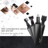 CAFFIA Electric Nose and Ear Hair Trimmer,Professional USB Rechargeable Painless Eyebrow and Facial Hair Trimmer for Men and Women,Nose Hair Clipper view 3