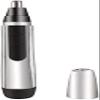 CAFFIA Portable Nose Ear Trimmer, Painless Hair Remover Shaver for Face, Electric Razor for Women and Men, Battery-Operated (Silver) view 1