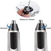 CAFFIA Portable Nose Ear Trimmer, Painless Hair Remover Shaver for Face, Electric Razor for Women and Men, Battery-Operated (Silver) view 3