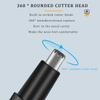 CAFFIA Nose Hair Trimmer for Men, USB Rechargeable Ear and Nose Hair Trimmer for Men Professional Painless Nose Hair Remover,Nose Trimmer with Waterproof Dual Edge Blades for Easy Cleansing (Color : view 2