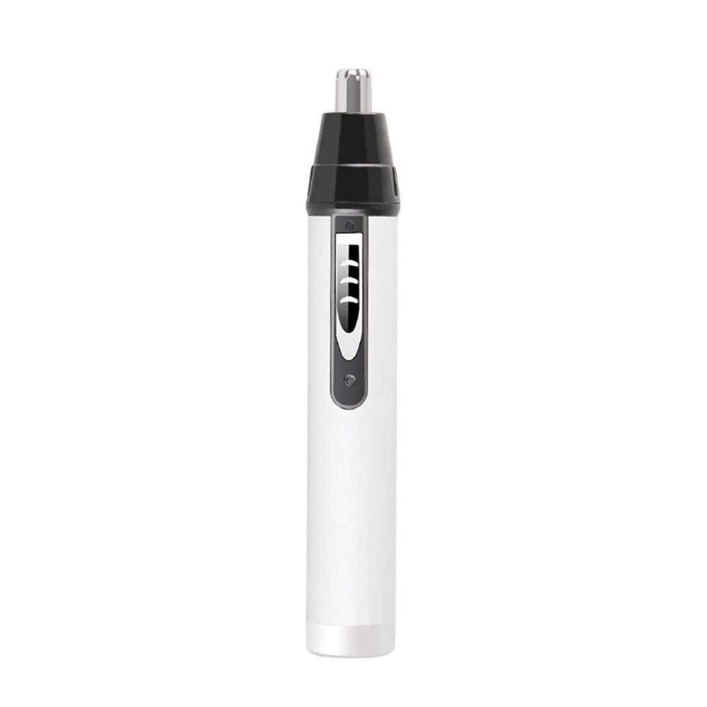CAFFIA Nose and Ear Hair Trimmer, 4 in 1 Professional Painless Nose Hair Remover for Men and Women, Waterproof Stainless Steel Head, Mute Motor, Cleaning Brush, USB Rechargeable
