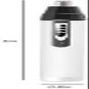 CAFFIA Nose and Ear Hair Trimmer, 4 in 1 Professional Painless Nose Hair Remover for Men and Women, Waterproof Stainless Steel Head, Mute Motor, Cleaning Brush, USB Rechargeable view 2