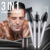 CAFFIA Ear and Nose Hair Trimmer Clipper for Men Women, 4 in 1 USB Rechargeable Professional Electric Eyebrow and Facial Hair Trimmer with Waterproof Head Double-Edge Stainless Steel Blade view 2