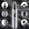 CAFFIA Ear and Nose Hair Trimmer Clipper for Men Women, 4 in 1 USB Rechargeable Professional Electric Eyebrow and Facial Hair Trimmer with Waterproof Head Double-Edge Stainless Steel Blade view 4